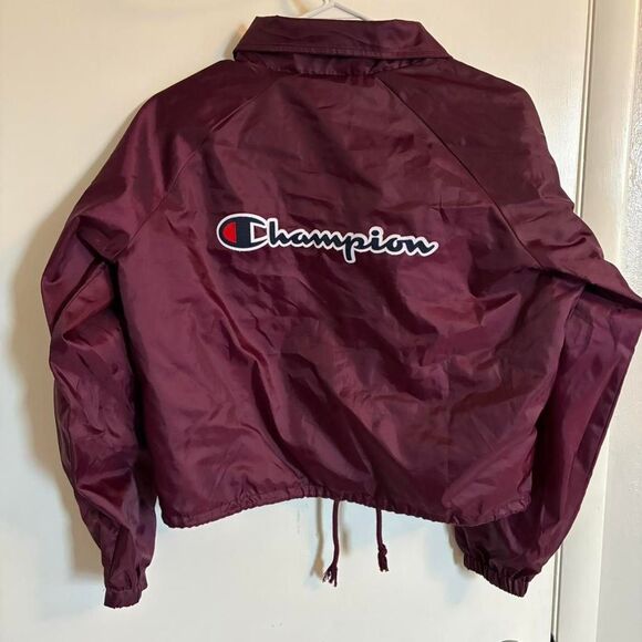 Champion Women's Burgundy and Purple Jacket - Picture 6 of 7